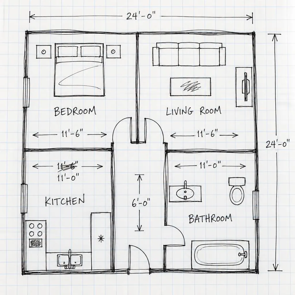 Hand-drawn sketch